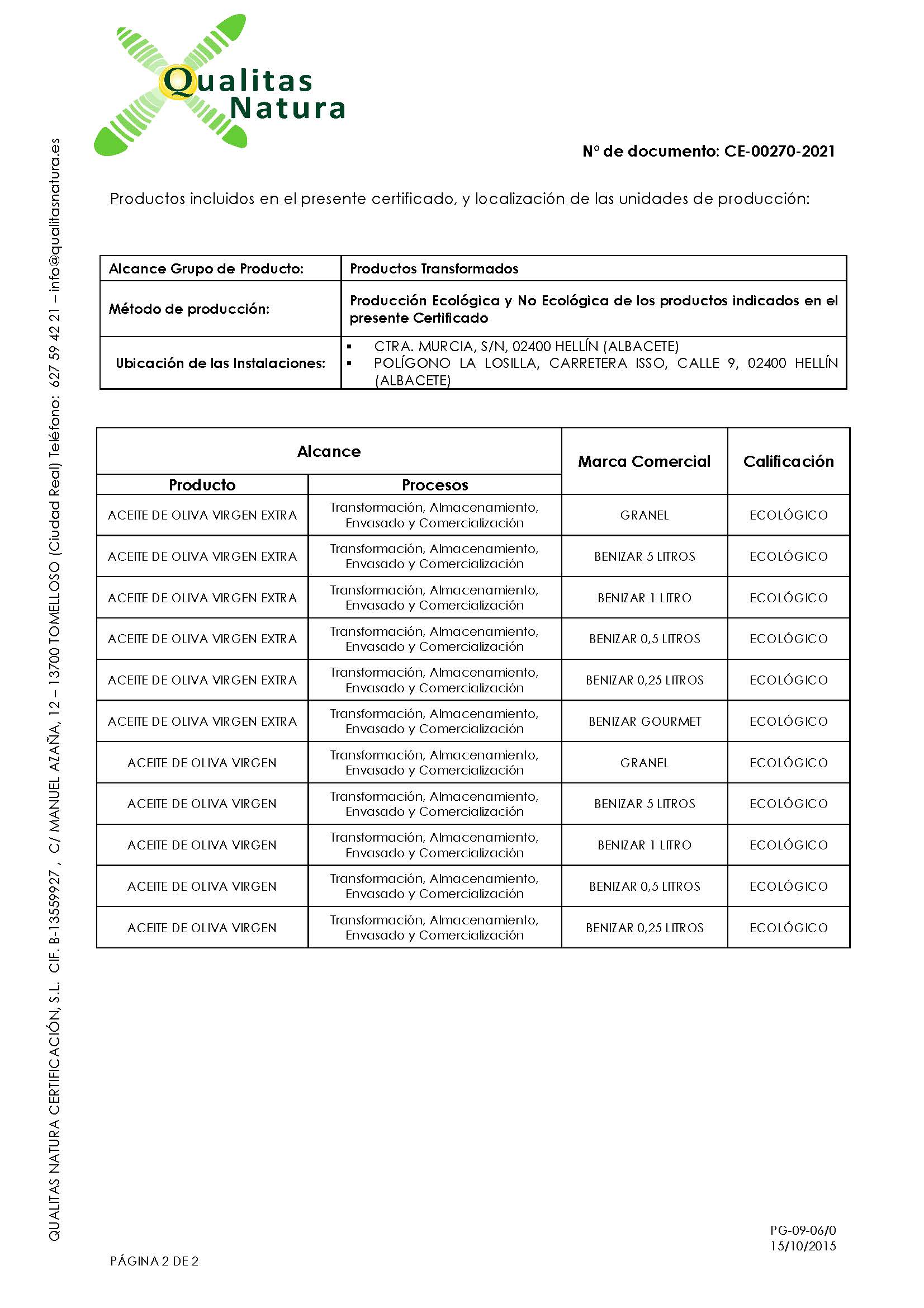 CERTIFICACIONES - Acecasa